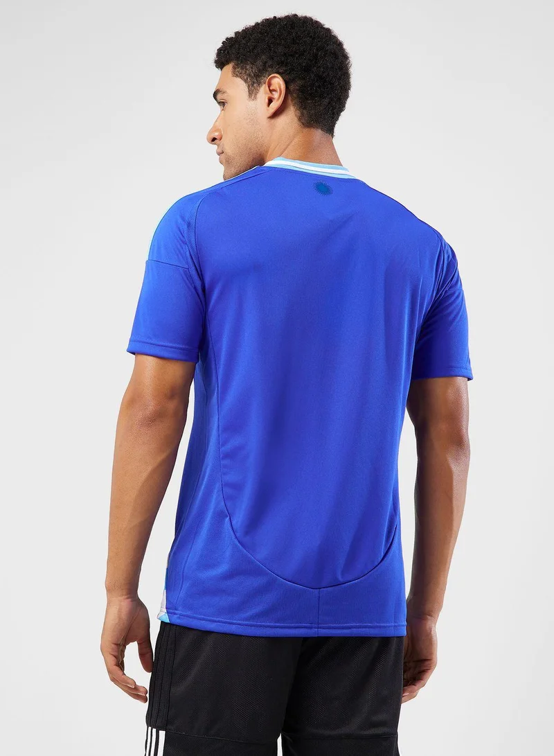 Adidas Afa A Jsy D Blue Football Jerseys For Men Xs